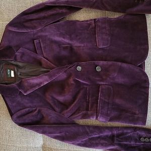 J. Crew Purple Velvet Blazer size 0